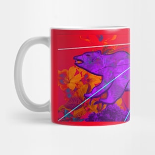 John Margolies Grizzly Fireworks Remix Mug